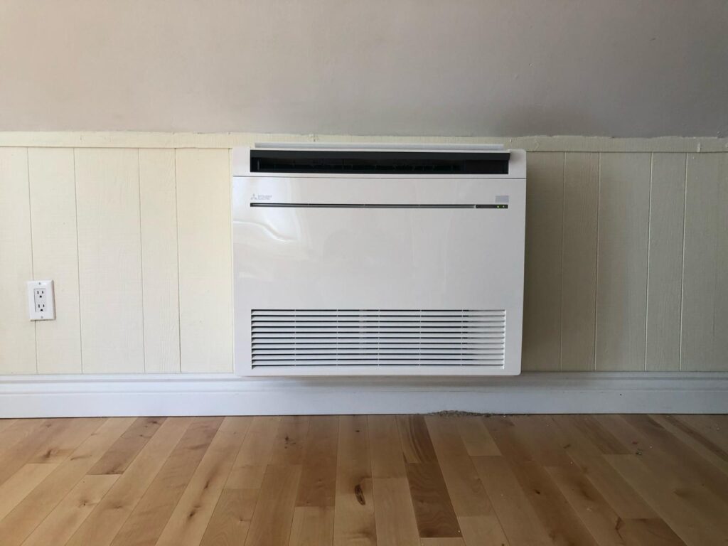 Ductless heat pump installation — project 5