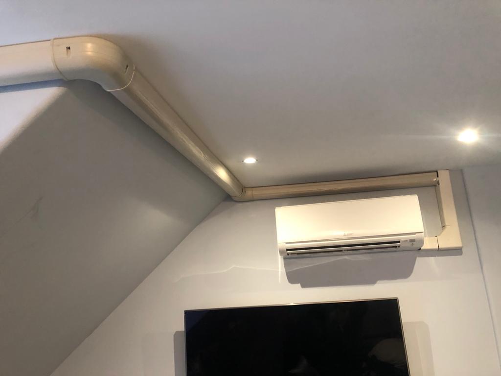 Ductless heat pump installation — project 9