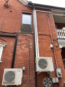 Ductless heat pump installation — project 11