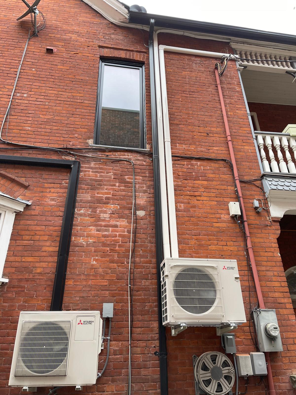 Ductless heat pump installation — project 12