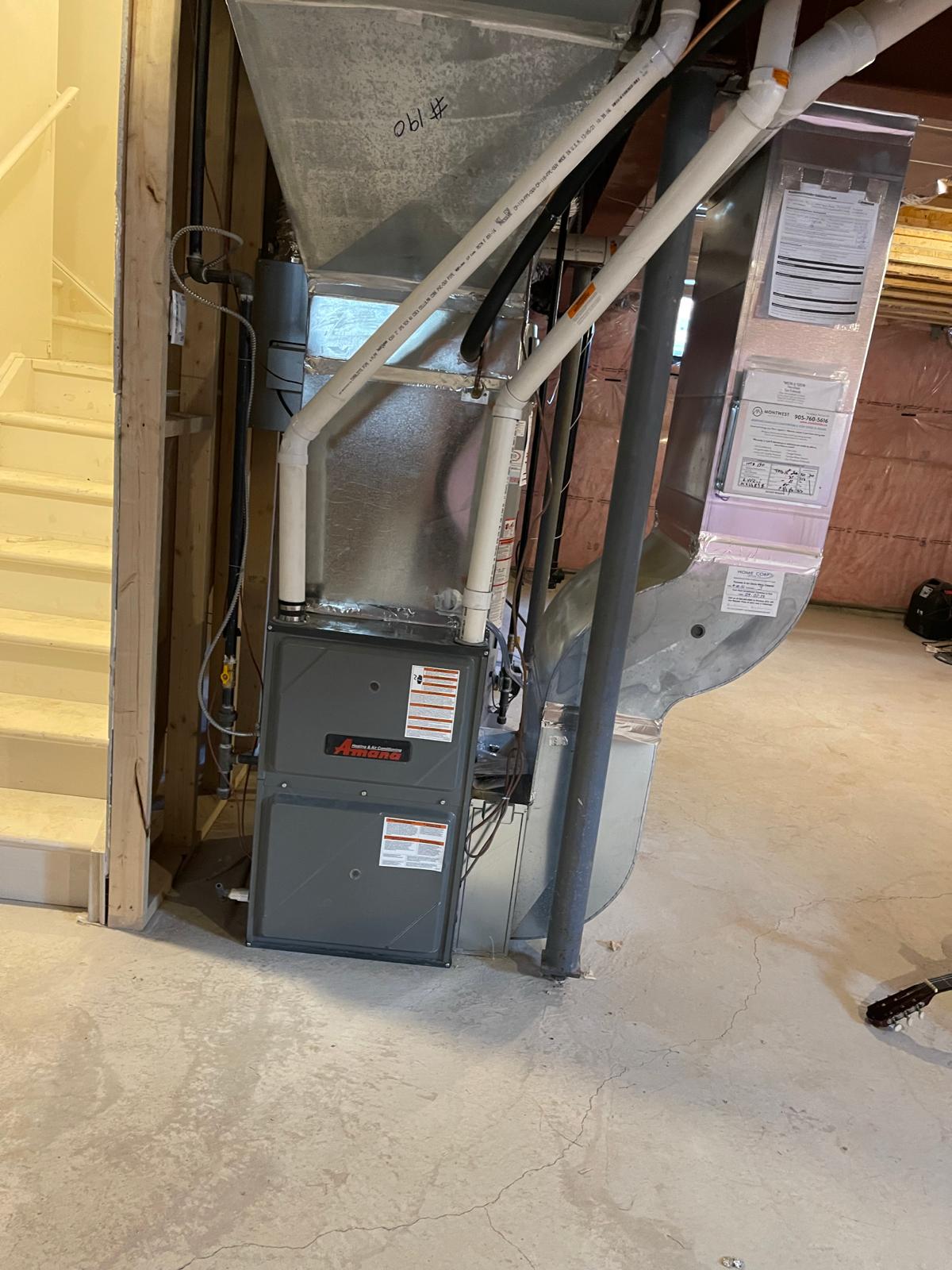 Ductless heat pump installation — project 13