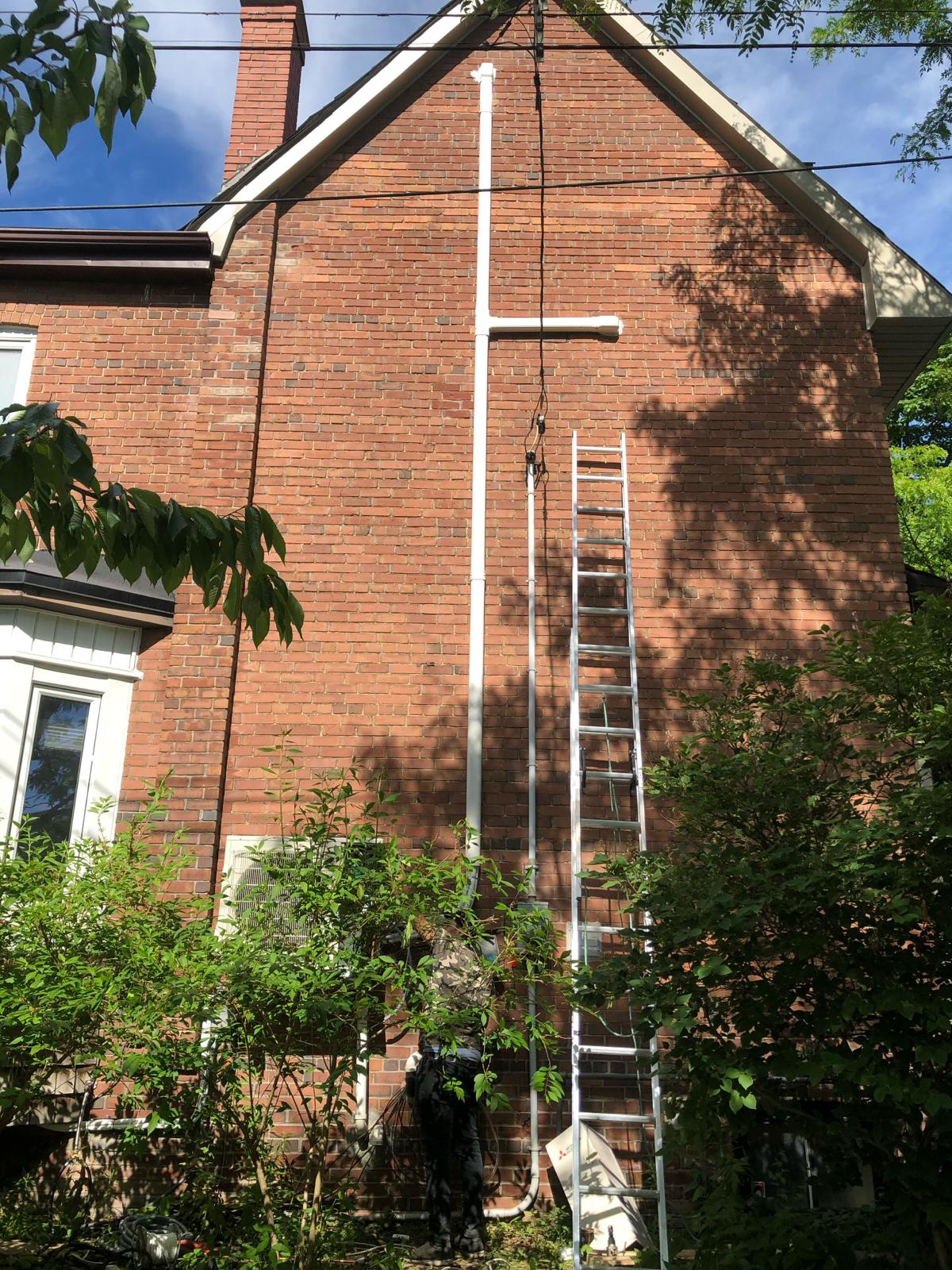 Ductless heat pump installation — project 16