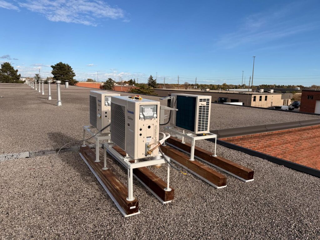 Ductless heat pump installation by certified technicians