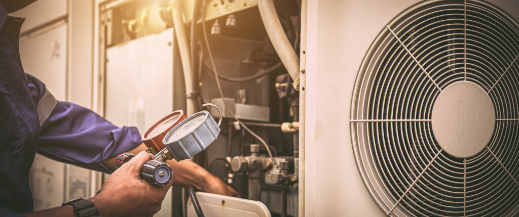 Professional HVAC installation in a Toronto home